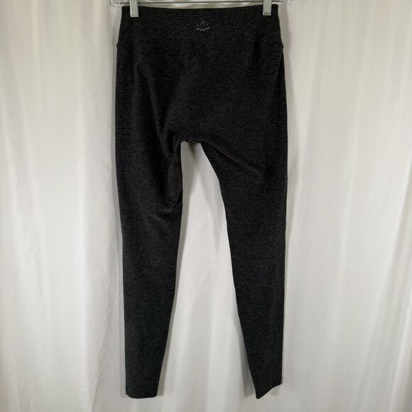 Beyond Yoga Leggings Women's Medium Heathered Grey Pull On Mid Rise - Picture 7 of 9